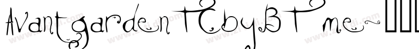 AvantgardenTCbyBT me字体转换